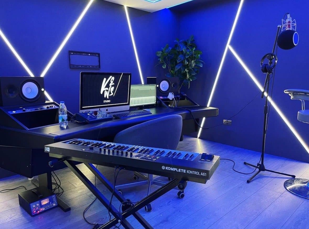 Kews Studio — Two-room music and content studio in Ponders End, open 24 hours